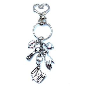 Nail Technician Keychain Purse Charm Manicurist Salon